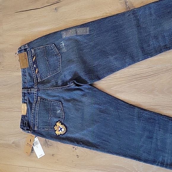 NWT Ralph Lauren Astor Slim Boyfriend Jean size 14 years - Picture 8 of 12
